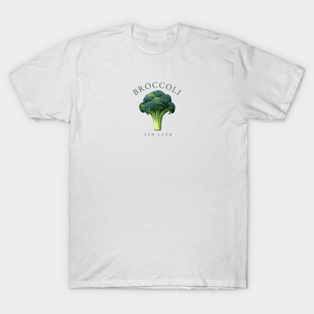 Broccoli Fan Club Eating Healthy T-Shirt by CarlisCloset